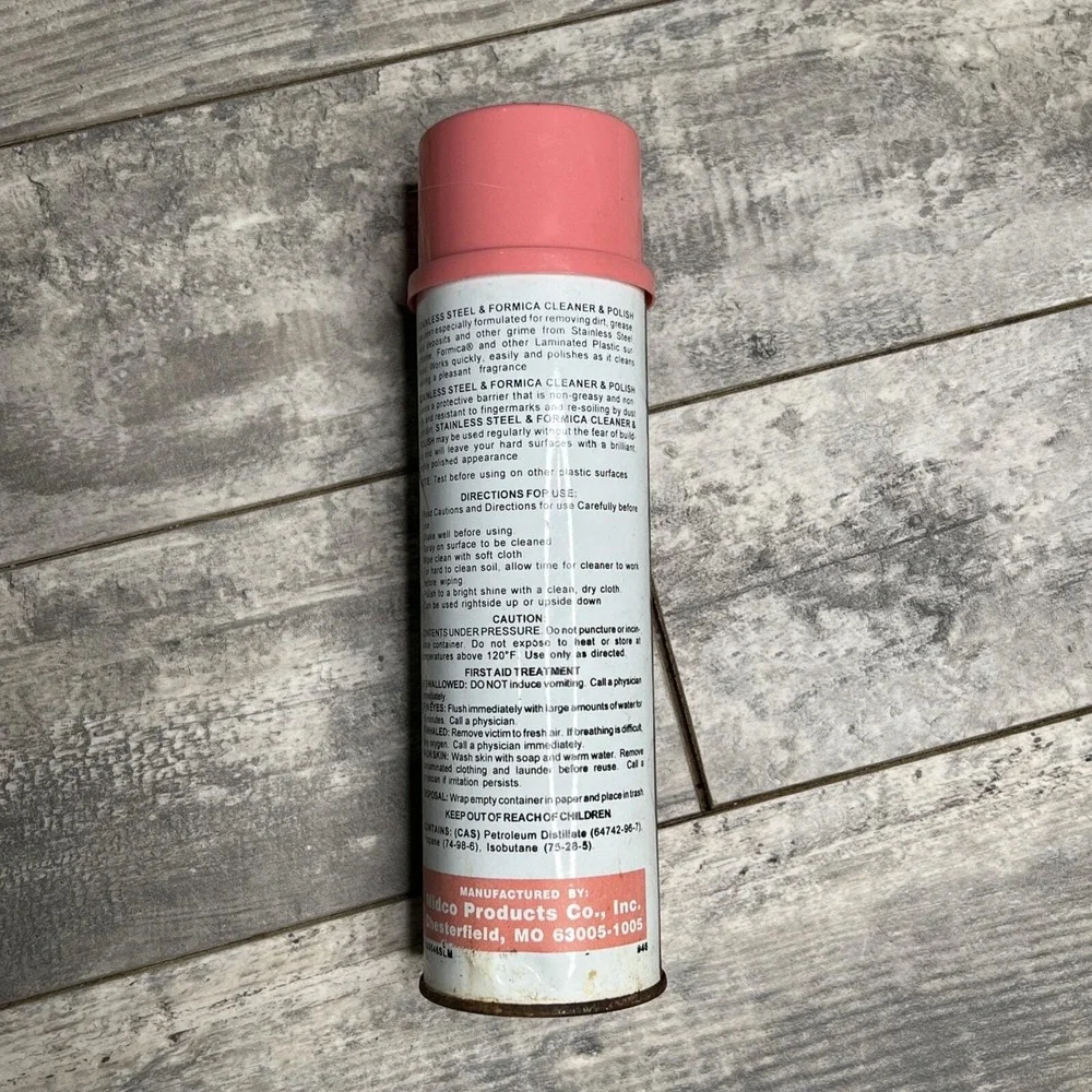 Pro-Magic Cleaner & Polish Antique Discontinued Stainless Steel And Formica Clea